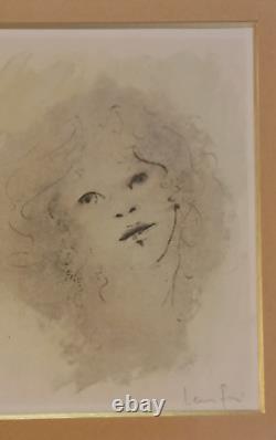 Leonor Fini Two Faces Of Children Lithograph Numbered 14/100, Signed