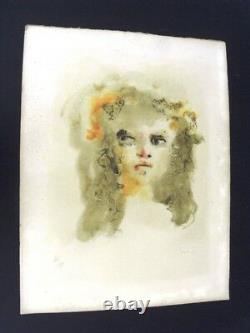 Leonor Finished 2 Great Lithos Old Colors -signed- Anger Sweetness