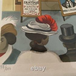 Lithograph by Duranton, Numbered and Signed