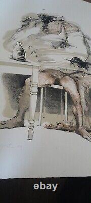 Lithograph by Julio Zapata, Signed Couple