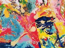 Lithography Abstract Modern Original Limited Colors On Signed Paper