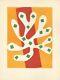 Lithography Berggruen Gallery By Mourlot After H. Matisse. 1953. White Algae