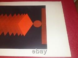 Lithography Original Pol Bury Rare Test Before The Letter Maeght 1978