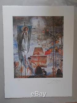 Lithography Salvador Dali Discovery Of The Americas, Signed And Numbered