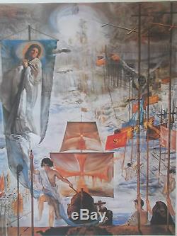 Lithography Salvador Dali Discovery Of The Americas, Signed And Numbered