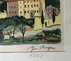 Lus La Croix Haut Yves Brayer Lithograph Signed Numbered