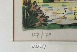 Lus La Croix Haut Yves Brayer Lithograph Signed Numbered