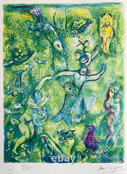 Marc Chagall Lithograph COA Original Hand Numbered Signed Collection