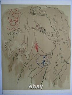 Masson Andre Erotic Signed Lithograph Numbered/125 Handsigned Lithograph