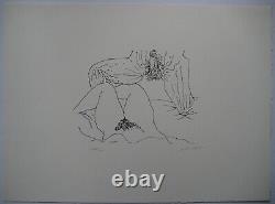 Masson Andre Erotic Signed Lithograph Numbered 125 Handsigned Lithograph