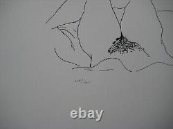 Masson Andre Erotic Signed Lithograph Numbered 125 Handsigned Lithograph
