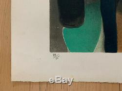 Maurice Estève Amanda 1961 / Hand Signed And Numbered Print Lithograph