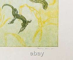 Max Ernst I Am A Green Lizard Original Lithograph Signed 1972