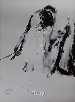 Michel Warren Original Lithography Signed Numbered 1974 Cf Francis Bacon