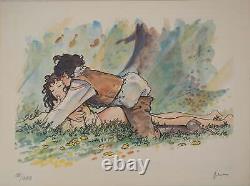 Milo MANARA Intimate Moment, Signed Lithograph