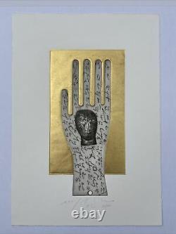 Mimmo Paladino, Litho Signed Hand 56/100, 35x50cm, Contemporary Art, Good State