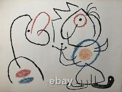 Miro Joan Original Lithography Signed Abstract Art Abstraction Surrealism Ubu