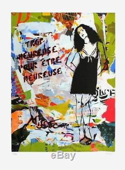 Miss. Ict Too Happy To Be Timid In 2008, Signed Lithograph