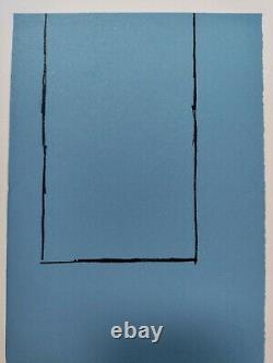Motherwell Robert Lithography Original Expressionism Abstract Signed Justified