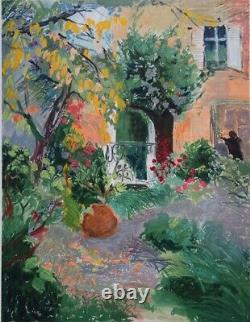 Nancy DELOUIS The Provencal Garden in Spring SIGNED LITHOGRAPH N°
