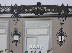 Noyer Denis-paul Casino De Monte Carlo Lithographia Original Signed, 115ex