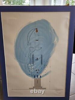 Numbered and signed Litho Telelumière by Takis
