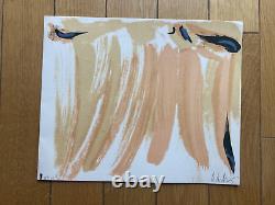 Olivier Debre Original Lithograph Greeting Card Signed and Numbered 75/100 1982