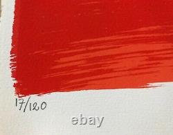 Olivier Debré Rare Original Lithography Test Abstract Lyric Signed