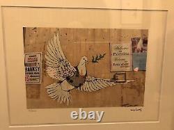 Original Banksy Lithograph Signed / Numbered 150 Ex Coa Framework Included