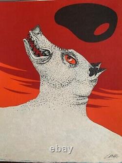 Original Lithograph Signed And Numbered Félix Labisse 55,5x44,5