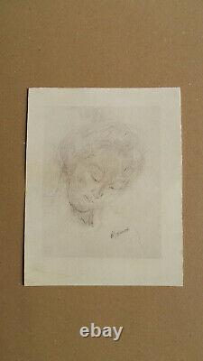 Original Lithograph Signed By Pierre Bonnard Offered By His Friend Aimé Maeght