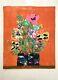 Original Lithograph Signed Paul Aizpiri, Numbered, Flowers And Butterflies, 20th Century