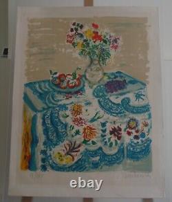 Original Lithograph by Constantin Terechkovitch Signed and Numbered 17/175 72x57 CM