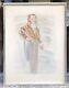 Original Lithography Raoul Dufy (1877-1953) Portrait Man Signed Numbered