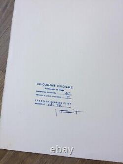Original Lithography Signed & Numbered Bernard Larcher 1983