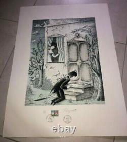 Original Lithography Signee Numerotee Peynet Valentine's Day 150 / 600