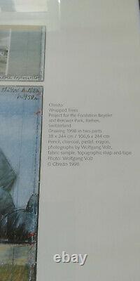 Original Poster Signed, Christo & Jeanne Claude Swiss Projects Switzerland 2004