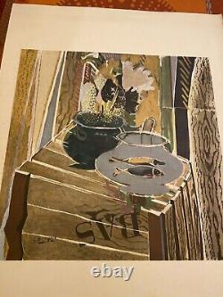 Original lithograph signed by Braque 1950