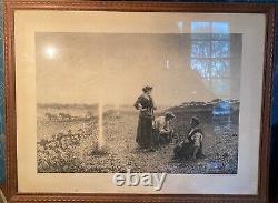 Original lithograph, signed, framed and under glass, 19th century period