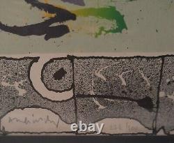 Original lithograph signed numbered Pierre Alechinsky Portside 1968