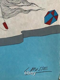 Original signed and numbered lithograph LABISSE 55.5X44.5