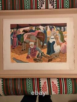 Original signed and numbered lithograph by Claude Chevalley (orient)