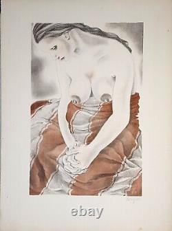 Original signed lithograph by Mariette Lydis / Limited edition of 75 copies