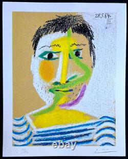 Pablo Picasso Lithograph COA Original Signed Hand-Numbered