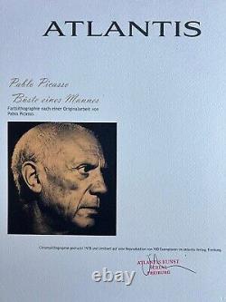 Pablo Picasso Lithograph COA Original Signed Hand-Numbered