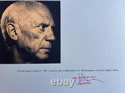 Pablo Picasso Lithograph COA Original Signed Hand-Numbered