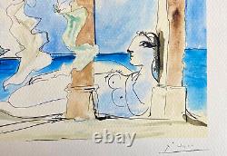 Pablo Picasso Lithograph COA Original Signed Hand-Numbered in Pencil