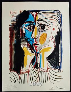 Pablo Picasso Lithograph COA Original Signed Numbered in Pencil Limited