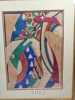 Pair of Lithographs Signed by Oleg Liagatchev, Watercolors from Leningrad 1989