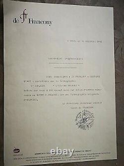 Paul Aizpiri Superbe Lithography Original Bariole Bird 180/200 Certificate